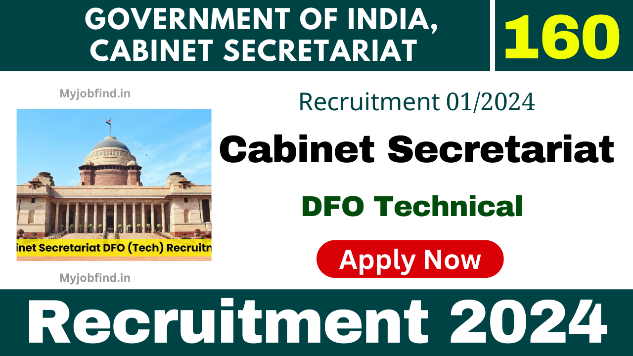 Cabinet Secretariat DFO Tech Recruitment 2024