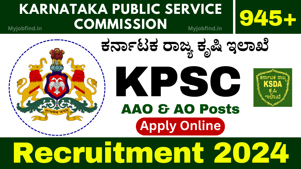 KPSC AAO & AO Recruitment 2024