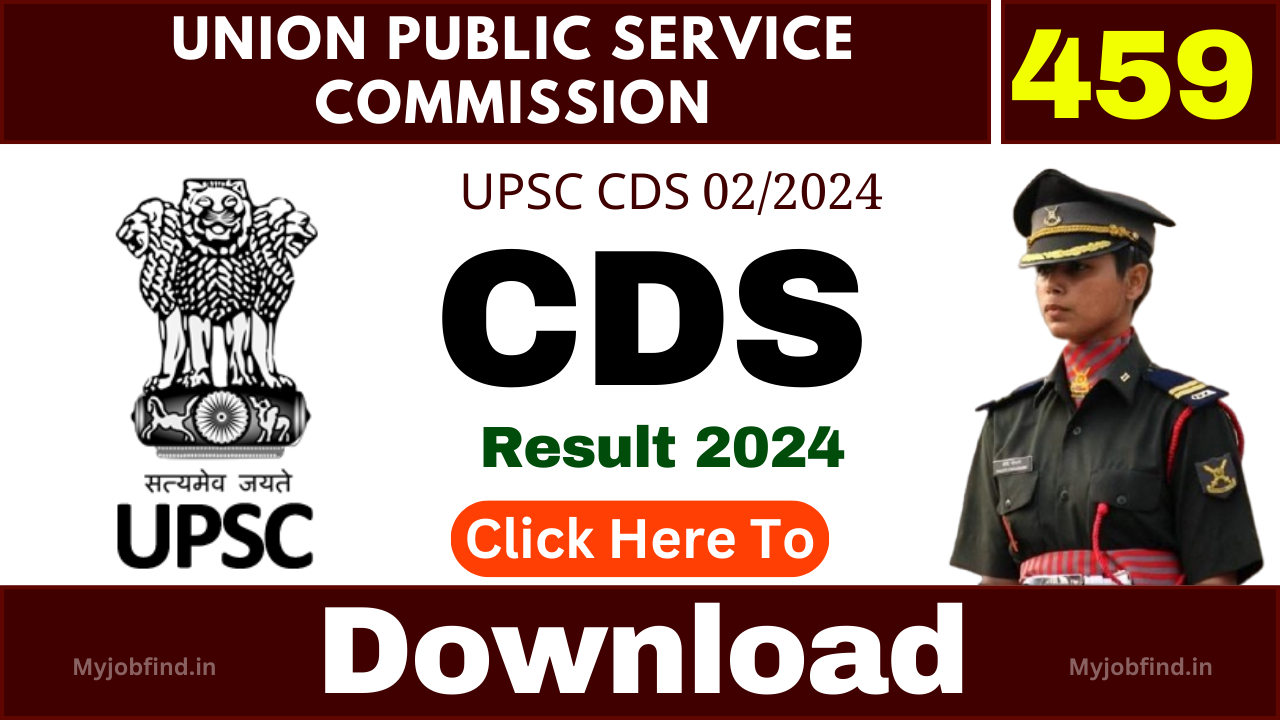 UPSC CDS Result 2024