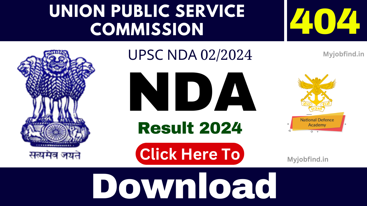 UPSC NDA Result 2024