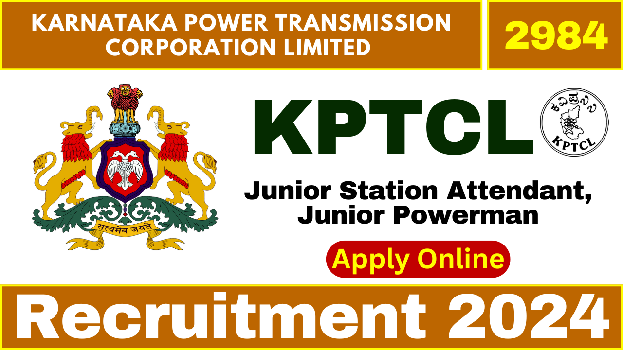 KPTCL Recruitment 2024